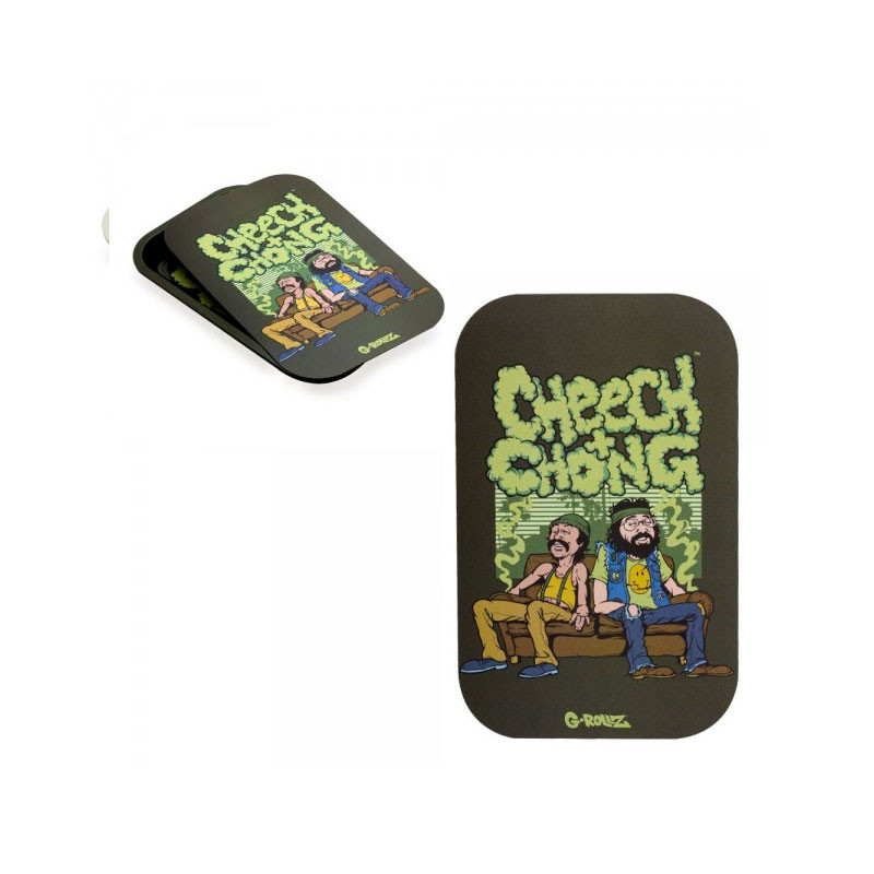G-rollz - Couvercle design métal - Médium - Cheech et Chong In Da Chair - 27,5x17,5cm