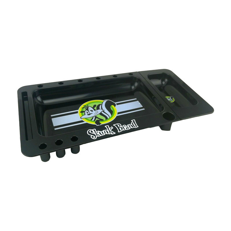 Skunk - Tablett zum Rollen - Schwarz - 16.5x31x2.6cm