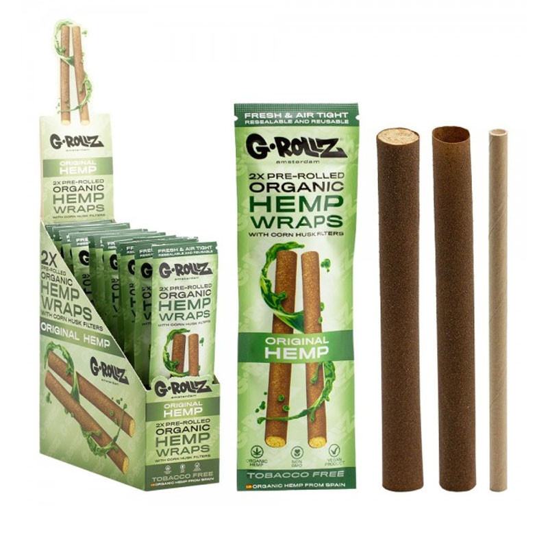  G-Rollz - Pre-rolled hemp-based sheets - Original 2X