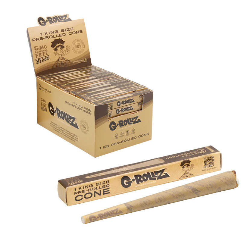 G-Rollz - Folhas de cone pré-roladas - Não branqueadas