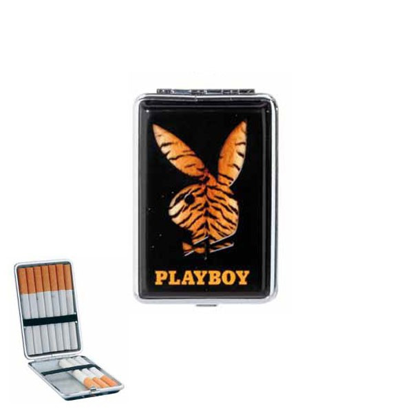 Playboy - Etui A Cigarette Motif Peau Tigre