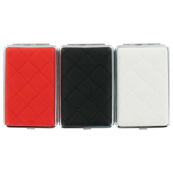 Etui A 12 Cigarettes 85Mm Simili Cuir Rouge