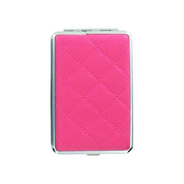 Etui A 12 Cigarettes 85Mm Simili Cuir Fuschia