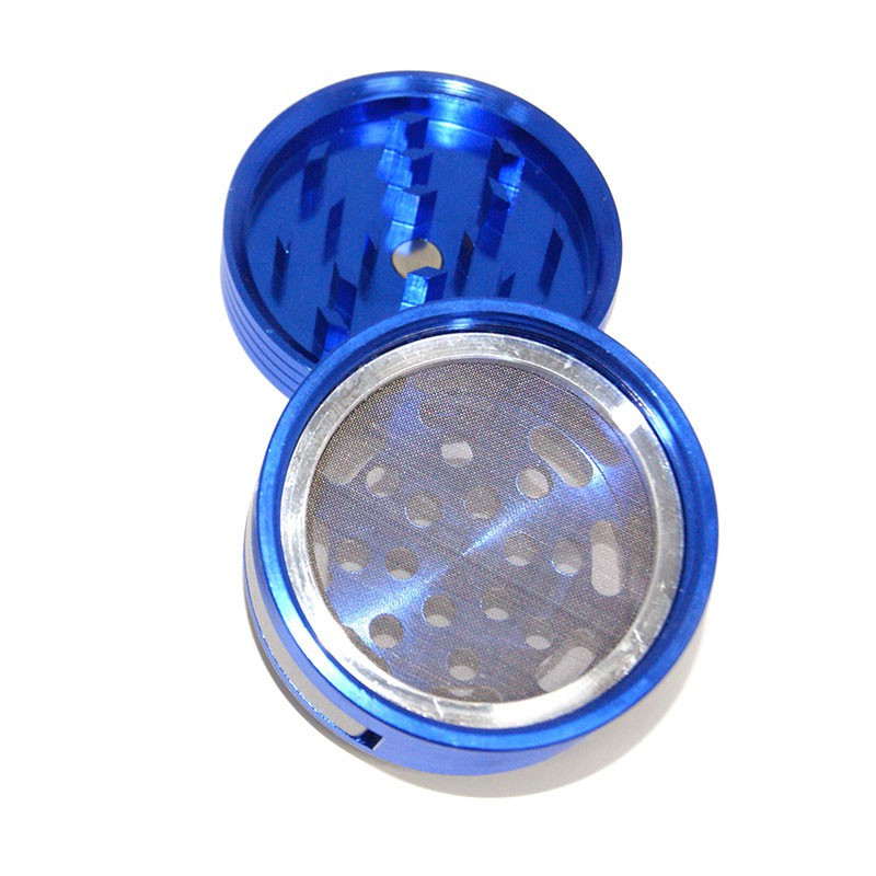 GRINDER CUISINE ALU BLEU 3 PARTS OUVERTURE COTE 61X48