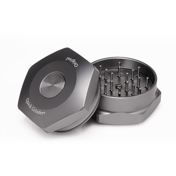 Grinder cuisine aluminium gris - Original Quick Grinder v3