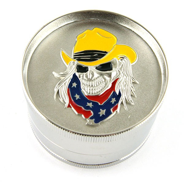 GRINDERS MIX 3 PARTS DIAM75 - TETE DE MORT COWBOY