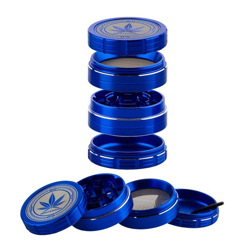 Amsterdam - Grinder en métal Grace Glass - 4 parties - Ø50mm