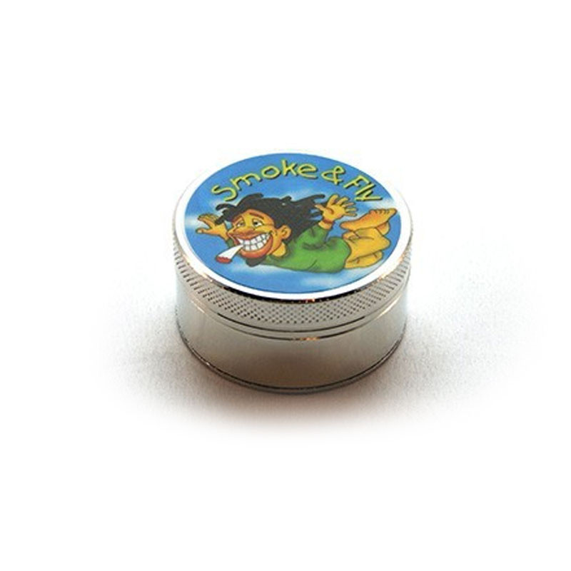 Grinder alu 2 parts 50mm Fly push
