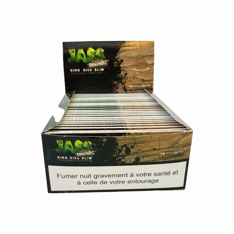 Jass - Lot de 50 paquets de feuilles à rouleur - Brown