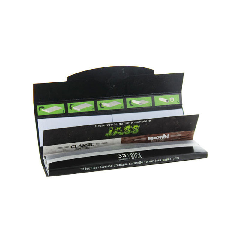 ROLLING SHEET JASS SLIM + TIPS BLACK EDITION