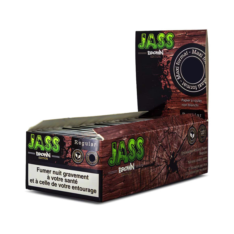 Jass - 25 pack of rolling papers - Brown regular