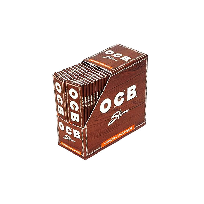 OCB - Lot von 50 Heften mit 32 Blättern zum Rollen Virgin Slim
