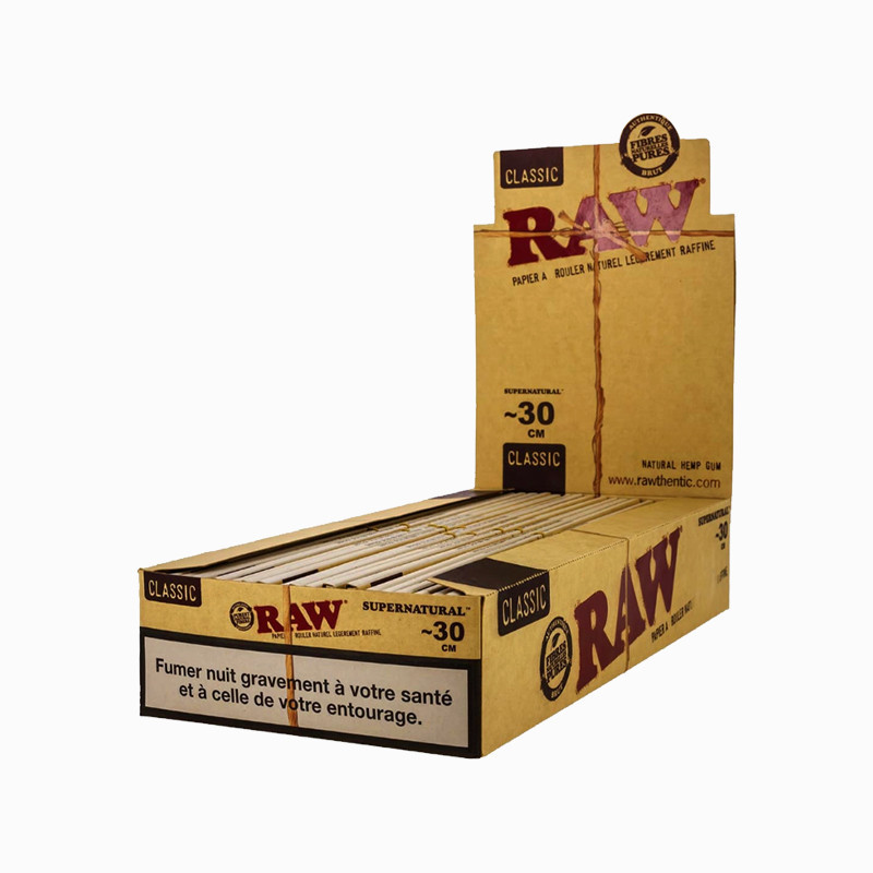 Raw - 20 pacotes de papel de enrolar - 30cm de largura