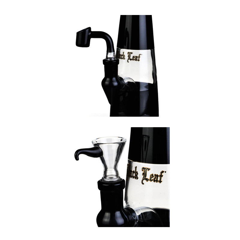 Glazen waterpijp - Blacky - 21 cm Black Blad
