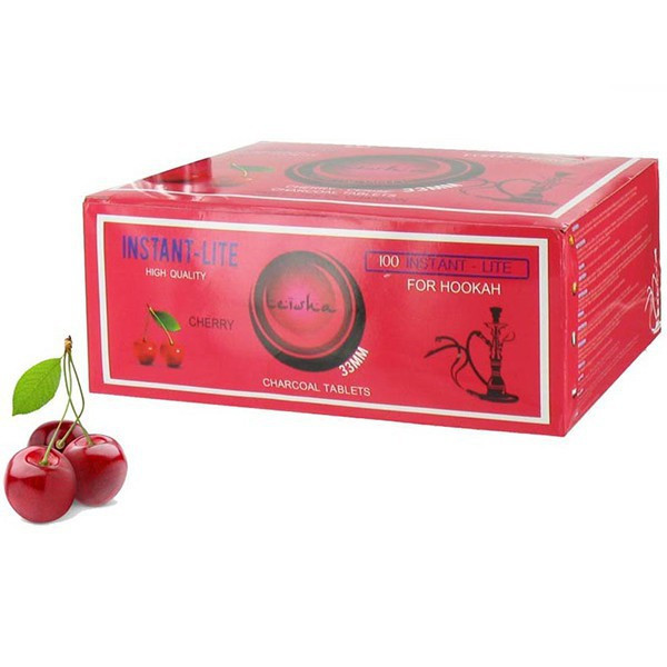 Leisha - Charcoal Chicha 10X10 33Mm - Cherry