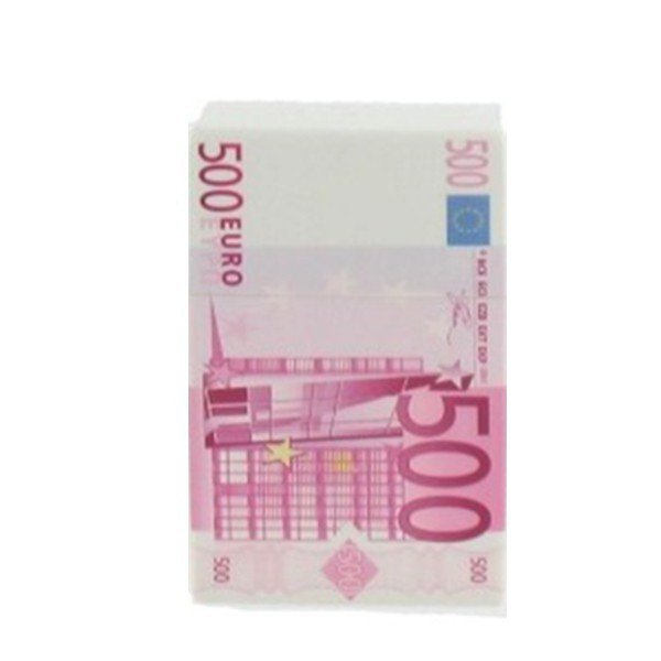 Étui pour 20 cigarettes plastique - Billet 500€ Rouge
