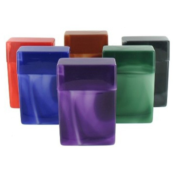 Plastic Cigarette Box 20' Brown