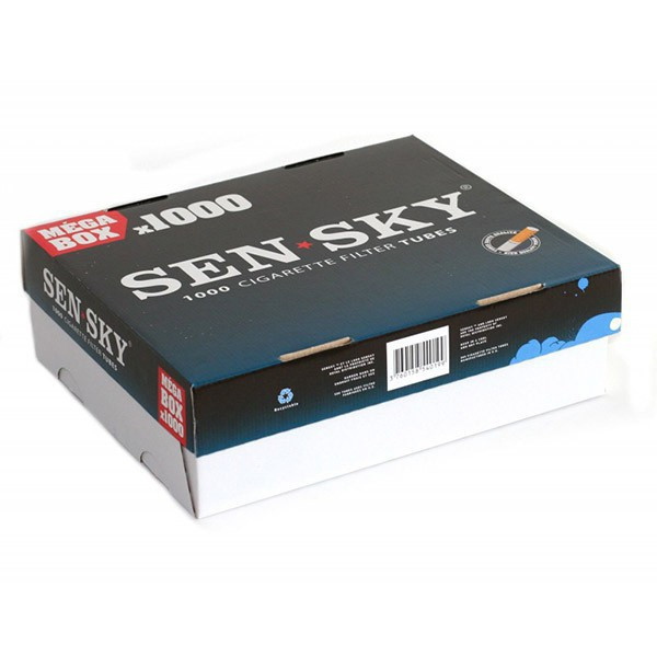 Sensky - Caja de 1000 tubos vacíos