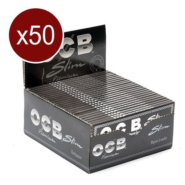 OCB - Bte de 50 carnets de 32 Feuilles Slim King Size