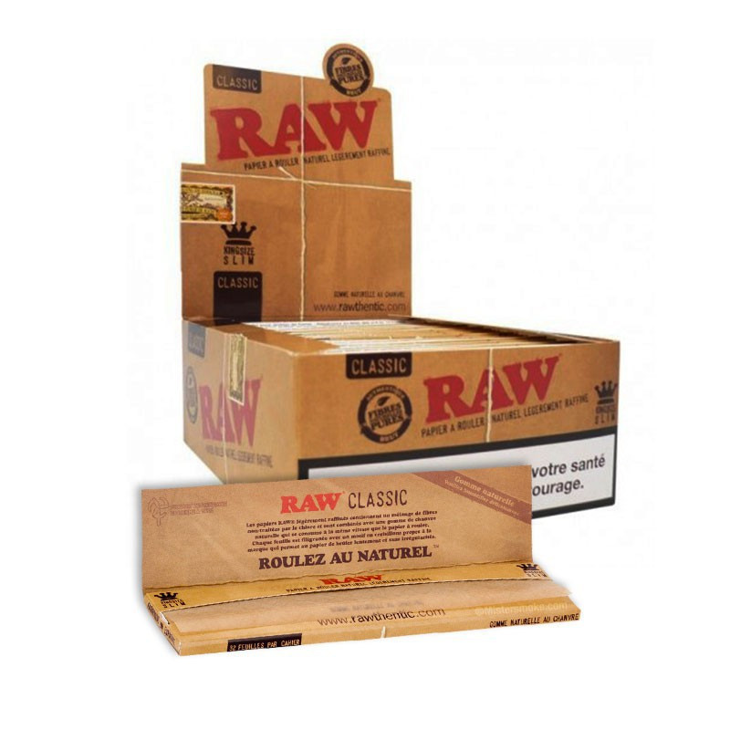 Raw - Bte de 50 carnets de 32 Feuilles Slim