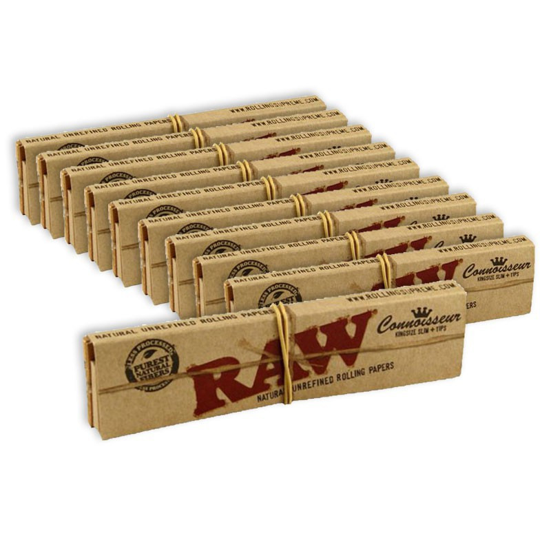 Raw - Lot de 10 carnets de 32 Feuilles Slim