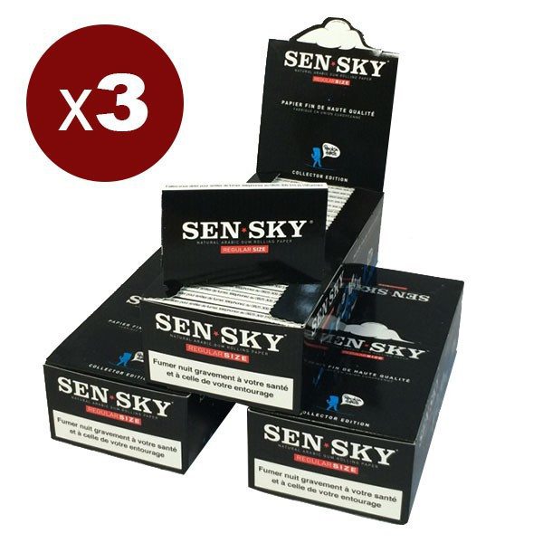 Sensky - Lot de 3 Btes de 25 carnets de 120 Feuilles Regular