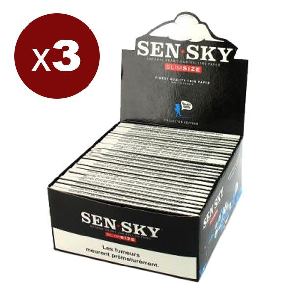 Sensky - Lot de 3 Btes de 50 carnets de 32 Feuilles Slim