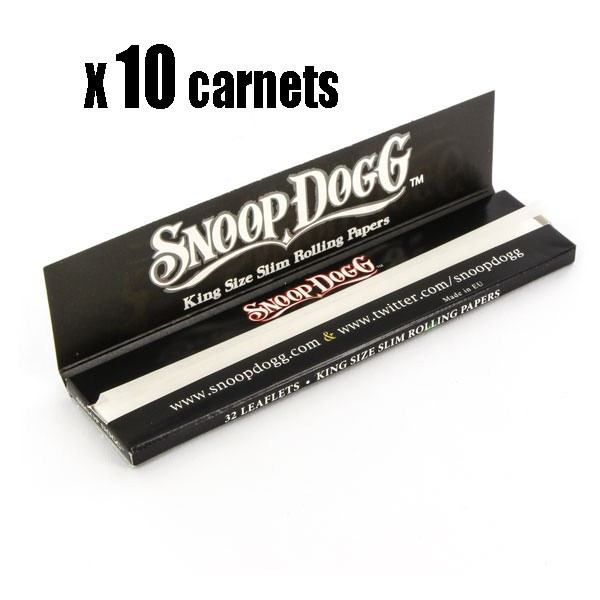 Snoop Dogg - Lot de 10 carnets de 32 King Size Slim Snoop Dogg