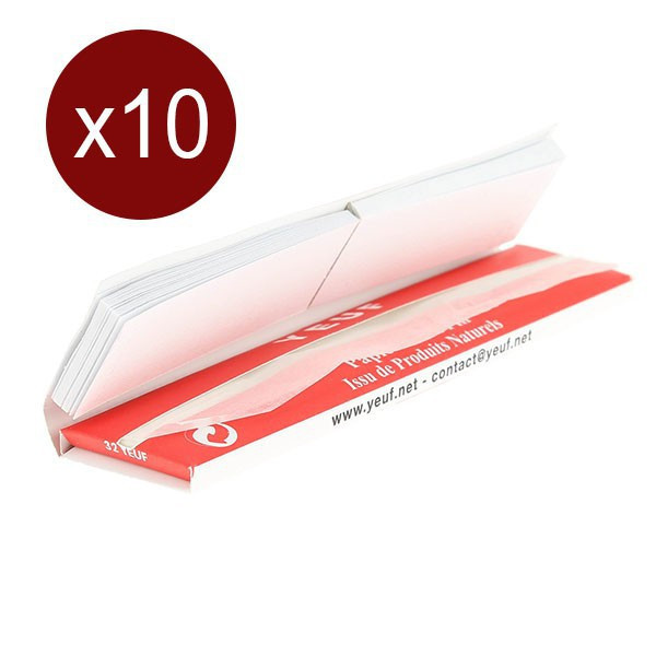 Yeuf - Lot de 10 carnets 32 Yeuf Slim + Tips