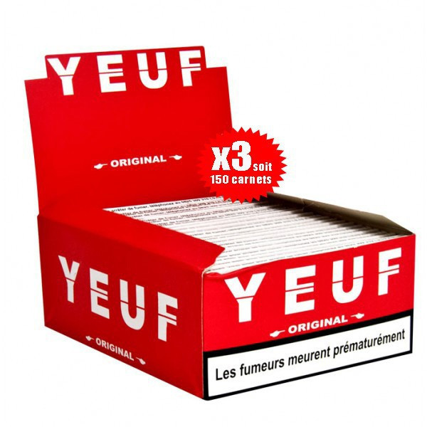 Yeuf - Lot de 3 boites de 50 carnets de 32 Yeuf Slim Original