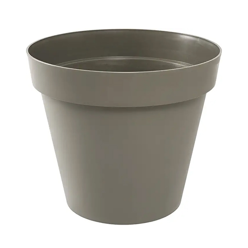 EDA - Round pot Toscane Ø25cm 6L taupe