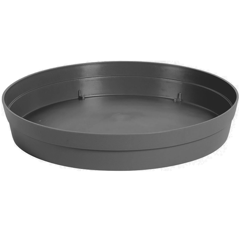 EDA - Soucoupe ronde Toscane Ø18,5cm anthracite