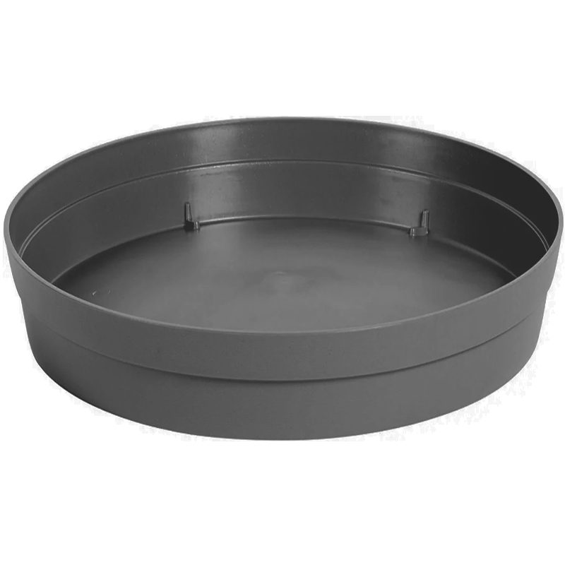 EDA - Runde Untertasse Toscane Ø28cm anthrazit