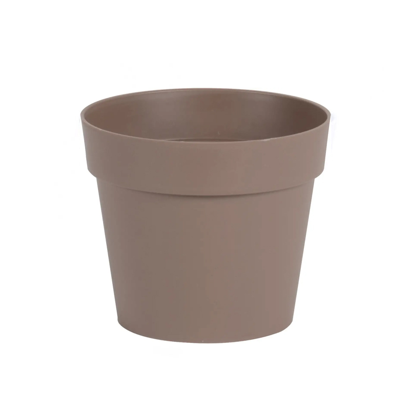 EDA - Round pot Toscane Ø20cm 3L taupe