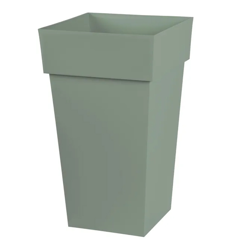 EDA - Pote quadrado alto Toscane 39x39x65cm 62L verde loureiro