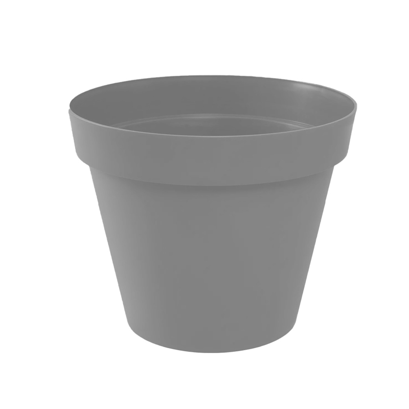 EDA - Pot rond Toscane Ø13cm 1.1L gris béton