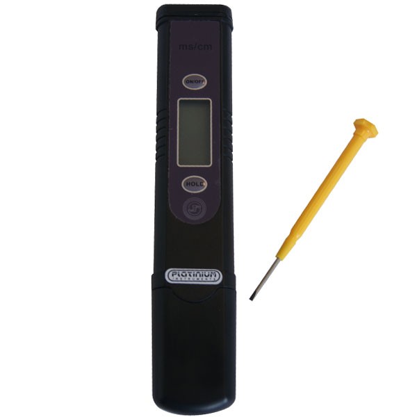 Platinium - Testeur EC , testeur électroconductivité , taux d'engrais dans l'eau