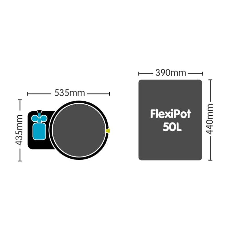 Autopot - Système 1pot Flexipot XXL - 50L