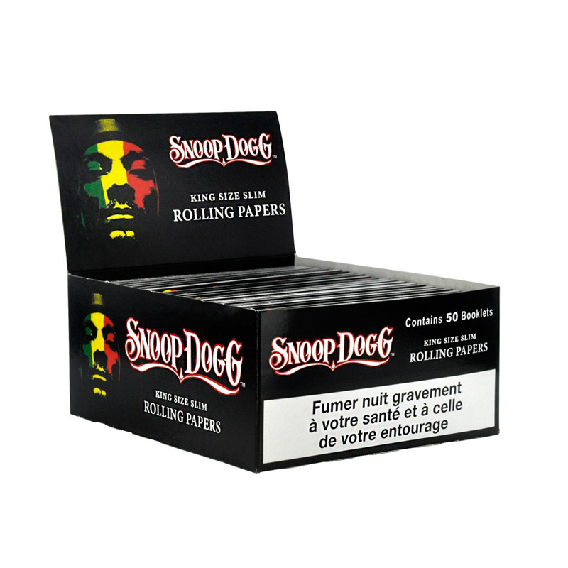 Snoop Dogg - Boite de 50 Carnets de 32 feuilles à rouler King Size Slim