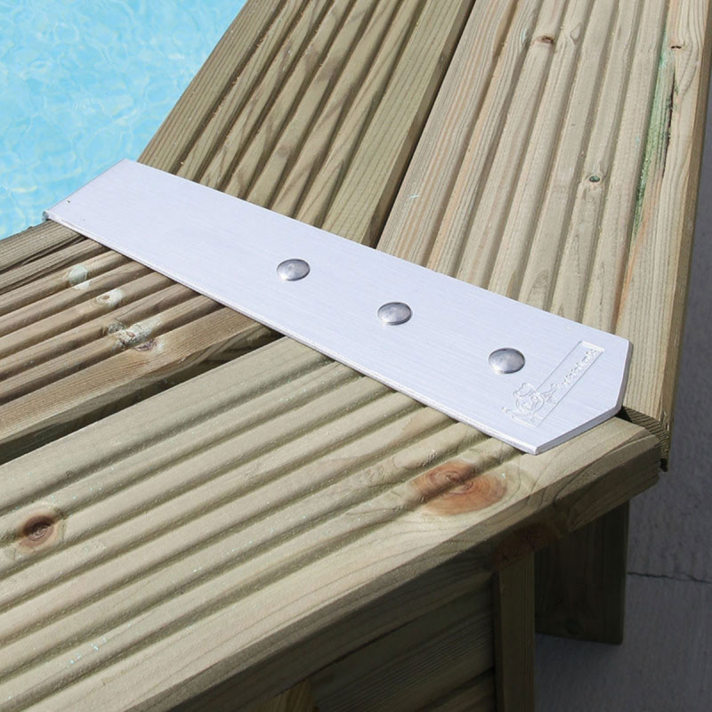 Ubbink - Margelles de piscine 135° - Kit de finition 8 pièces