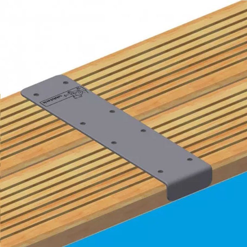 Ubbink - Margelles droite 180° pour piscine - Kit de finition 4 pièces