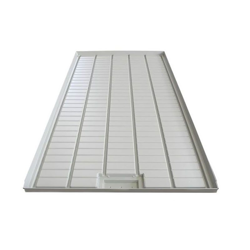 Staal Plast - Table de récupération grise - 120x1000x4cm