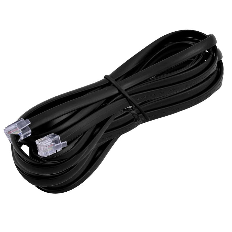 Cable Rj12 macho/macho 6m - 6/6