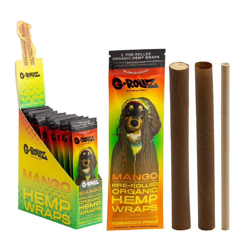 G-Rollz - Pre-rolled hemp-based sheets - Mango 2X