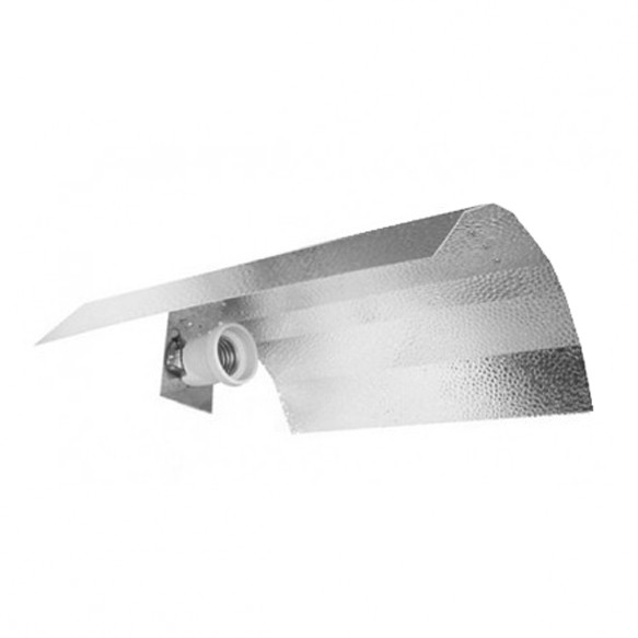 Superplant - Réflecteur aluminium stucco 40x50 - Câble 2m, douille E40