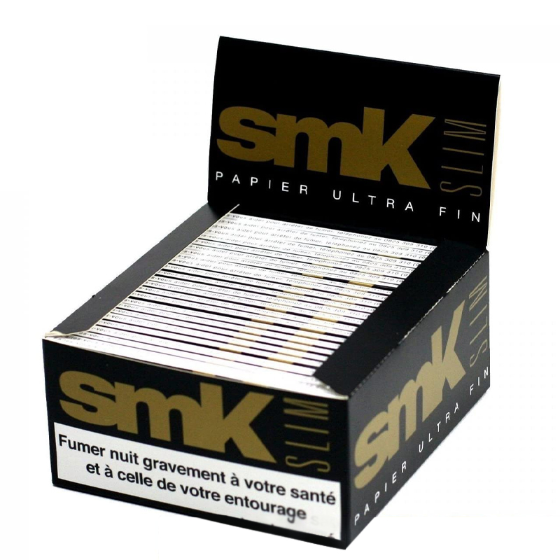 Smk - Bte de 50 Carnets de 33 feuilles à rouler King Size Slim