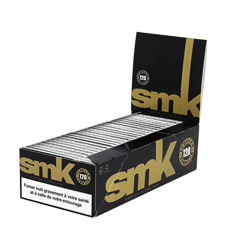 Smk - Bte de 25 Carnets de 120 feuilles à rouler Regular Double