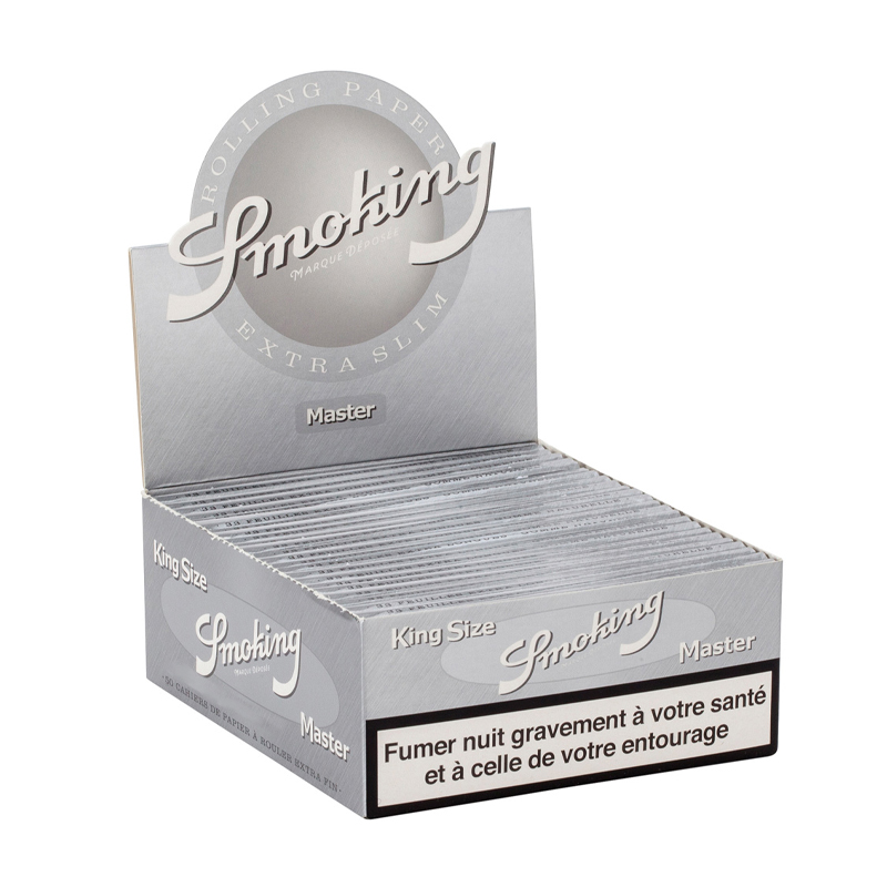 Smoking - Bte de 50 Carnets de 33 feuilles à rouler Master King Size Slim