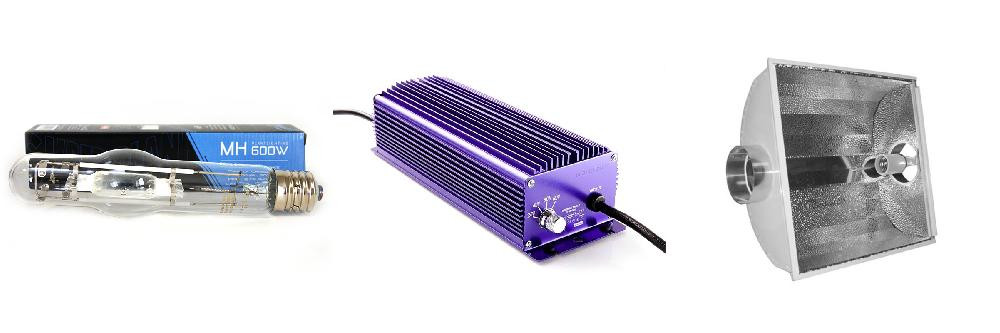 ELECTRONIC LIGHTING KIT 600w LUMATEK 25-Ballast-Reflektor-Glühlampe