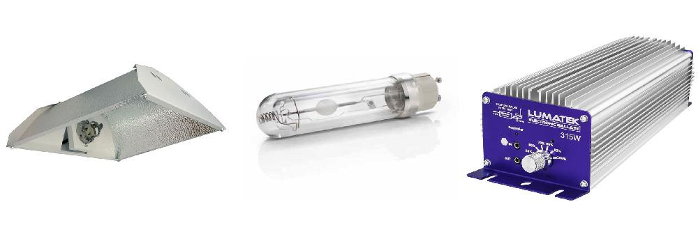 Kit de iluminação eletrónica Cmh 315W Cdm Floraison Elite Agro